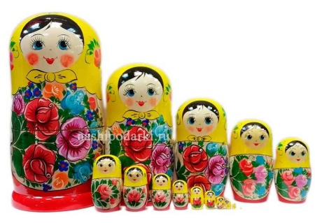 картинка Матрешка семеновская 15 мест 30см арт. 292731 матрешки