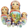 Матрешка деревяная 7 частей "Царевна лягушка" 20см Арт. 020319341