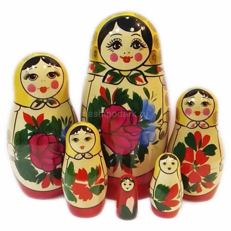 Матрешка Семеновская 6 мест 13см арт. 1118274