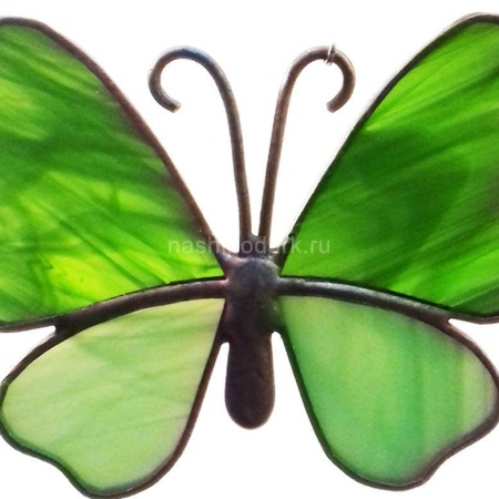 Витражное украшение  "Бабочка" 6х7см Арт. 150319566  Витражное украшение  "Бабочка" 6х7см Арт. 150319566