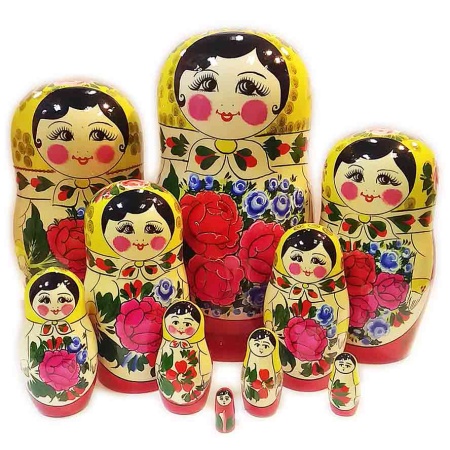Матрешка Семеновская 10 мест 27см арт. 1118261  Матрешка Семеновская 10 мест 27см арт. 1118261