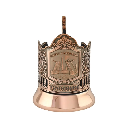 картинка Подстаканник медный "Разводные мосты"  Артикул:  С9608/46  картинка Подстаканник медный "Разводные мосты"  Артикул:  С9608/46