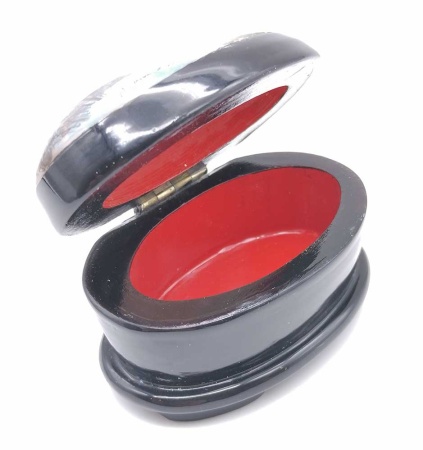 Шкатулка ракушка "Зима" 7х5 см. артикль 876329 Шкатулка ракушка "Зима" 7х5 см. артикль 876329