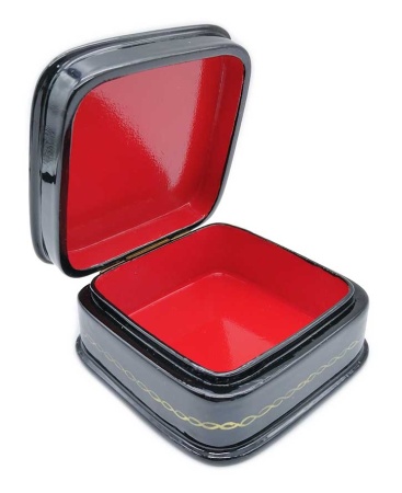 Шкатулка Мстера "Снегири" 8х6,5 см. арт. 6587521