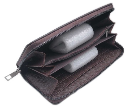 Портмоне мужское / Кошелек мужской на молнии 10х20 арт. 783259