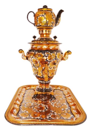 Самовар электрический набор 3 литра "Кудрина" арт. 7782262 