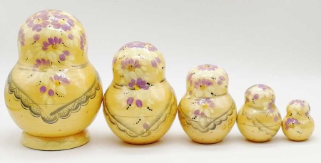 Матрешка "Медведь зимой" 12 см. арт. 84266