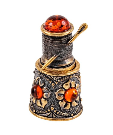 Наперсток Ажурный с катушкой 20х40 мм. арт. 1904.3