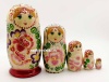 Матрешка "Розы" 15 см 5 мест арт. 965445