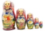 Матрешка "Жар-Птица"  5 мест 19 см. арт. 863433