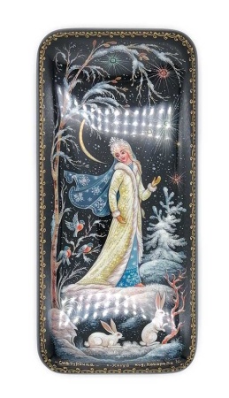 Шкатулка Холуй "Снегурочка" 7х15 см. арт. 7646522