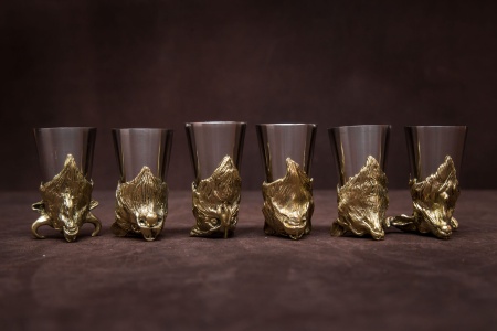 Стопки-перевертыши звери металлические 6 штук арт. 4632332 