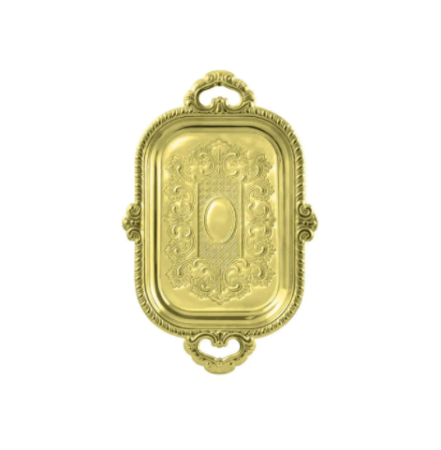 Поднос для пирожного латунный в футляре Артикул: С106308/8 