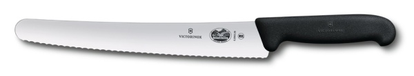 Нож для хлеба и выпечки Fibrox 26 см с волнистой заточкой VICTORINOX 5.2933.26 