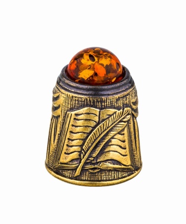 Наперсток Театр с кабошоном 19х27 мм. арт. 795