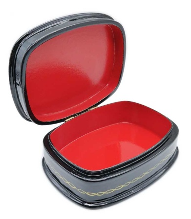 Шкатулка Палех "Встреча" 10х8 см. арт. 758677 