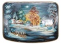 Шкатулка Холуй "Зимний вечер" 14х10 см. арт. 573228