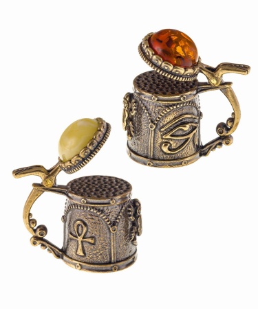 Напёрсток Кружка Скарабей 30х31 мм. арт. 621