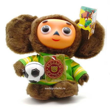 Чебурашка футболист 17см арт. 675559