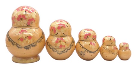 Матрешка автрская Татьяны Пермяковой "Мишка" 12 см. врт. 456733