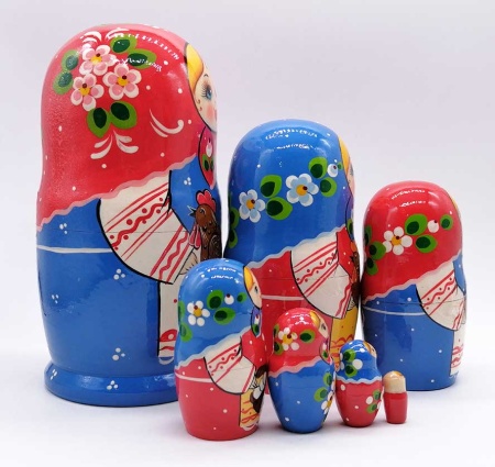 Матрешка Сергиево-посадская 7 мест 18 см. арт. 6322298