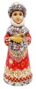 Снегурочка авторская роспись 22 см. арт. 86288