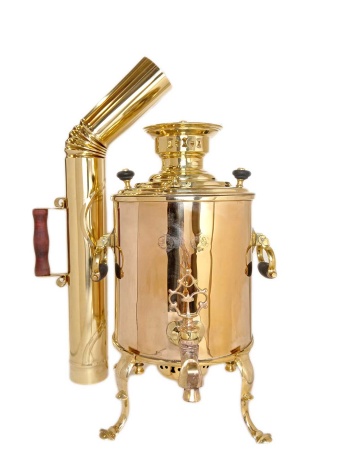 Самовар антикварный жаровой 5 л. "Походный дорожный" арт. 758322 