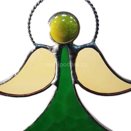 Витражная подвеска "Ангел" 10х9см Арт. 150319522 