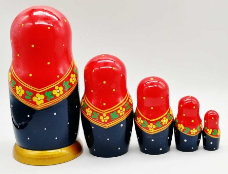 Матрешка "Москва- столица" 18 см. 5 мест арт. 732522