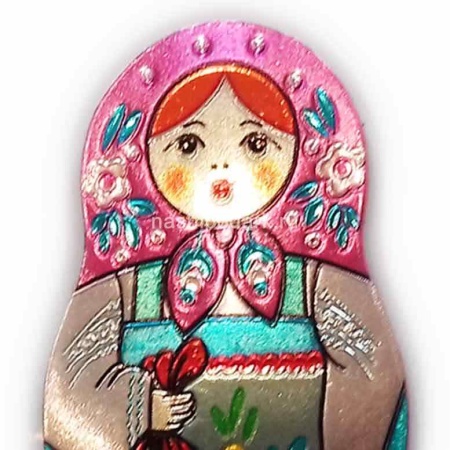 Магнит Матрешка 6х3см Арт. 140219250