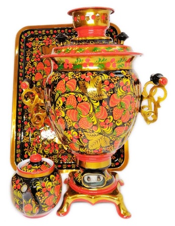 Самовар электрический 3 литра набор Хохлома Арт. 474214 