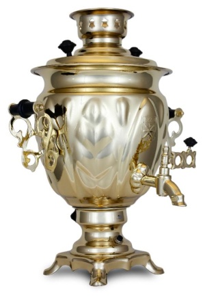 Электрический самовар 3 л «Желудь» с блеск-покрытием и автоотключением арт. 835219 