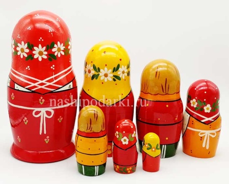 Матрёшка Сергиево-посадская 7 мест 18см арт. 824452  Матрёшка Сергиево-посадская 7 мест 18см арт. 824452