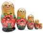 Матрешка Тверская золотая 15 см. 5 мест арт. 657332