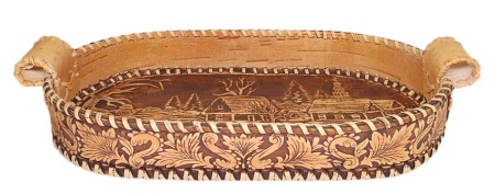 картинка Сухарница 18х33 см. арт. 683311 магазин русских сувениров  Наши подарки