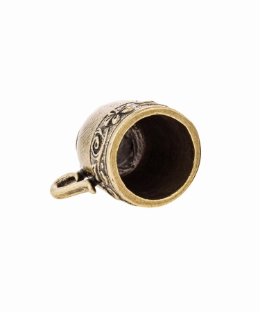Напёрсток Чайник с кабашоном 25х25 мм. арт. 655