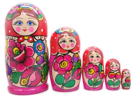 Матрешка полховская 11 см. арт. 86322