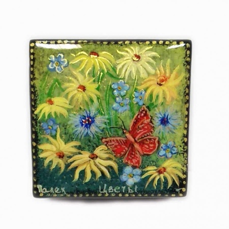 Шкатулка в стиле Палех 