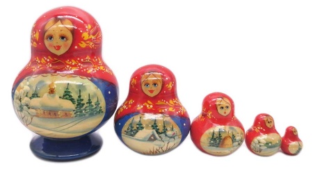 Матрешка избушка 8 см. арт. 6576322