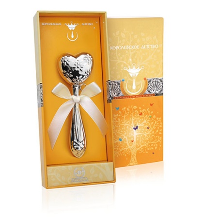 Погремушка "Сердце с цветами" Артикул: 1013ПС05001, Ф1410101, магазин 