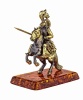 Фигурка из латуни с янтарем рыцарь Вектор 60х67 мм. арт. 933