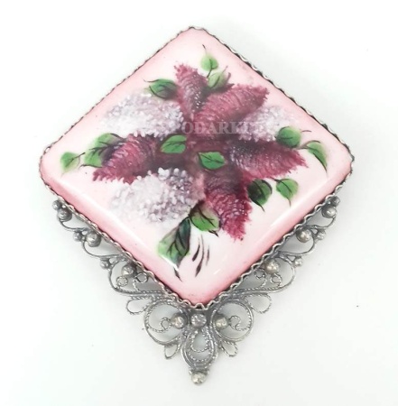 Ростовская Финифть Брошь Ростовская Финифть Брошь