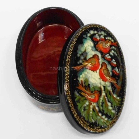 Шкатулка Холуй "Снегери" 10х7см арт. 140119082