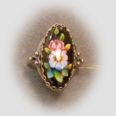 картинка Ростовская финифть Брошь арт. 1118457 