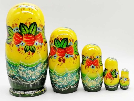 Матрешка "Лето" 19 см. 5 мест арт. 35698