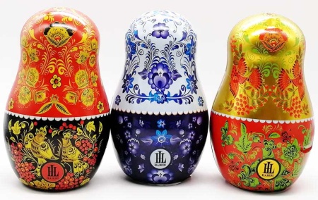 Чай шкатулка подарочная "Матрешка" 50 гр. арт. 765987