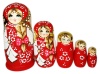 Матрешка 5 мест 19 см. арт 99899