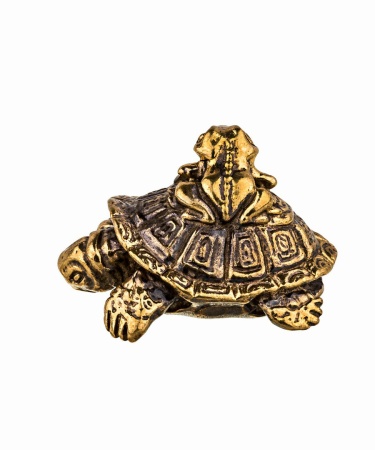 Черепаха и лягушонок без подставки 25х16 мм. арт. 766.1