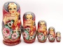 Матрешка цветочная 19 см. 5 мест арт. 8754119