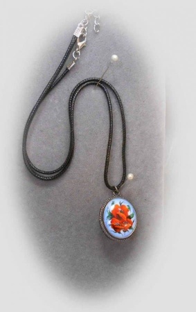 картинка Ростовская финифть Кулон арт. 1118390 